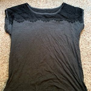 Lace cotton dress shirt